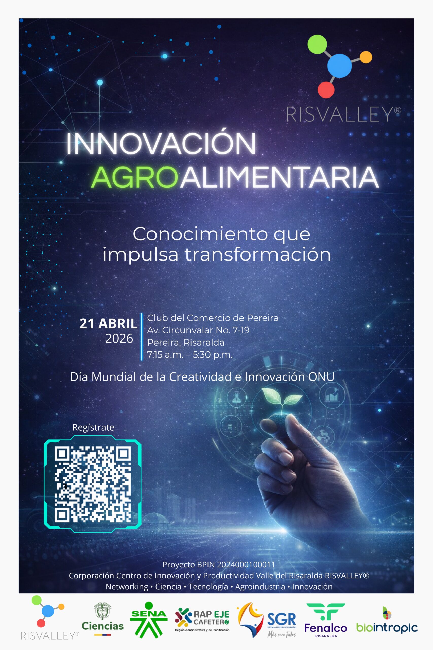 Afiche Innovación Agroalimentaria